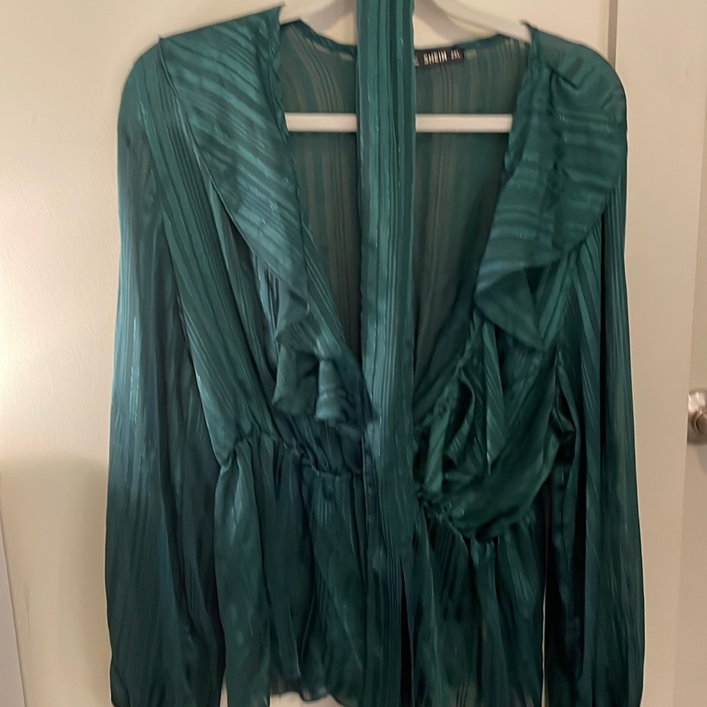 Emerald blouse